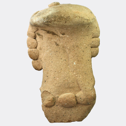 Pre-Columbian pottery head