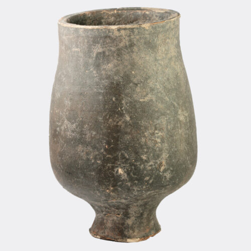 Roman terra nigra pottery beaker