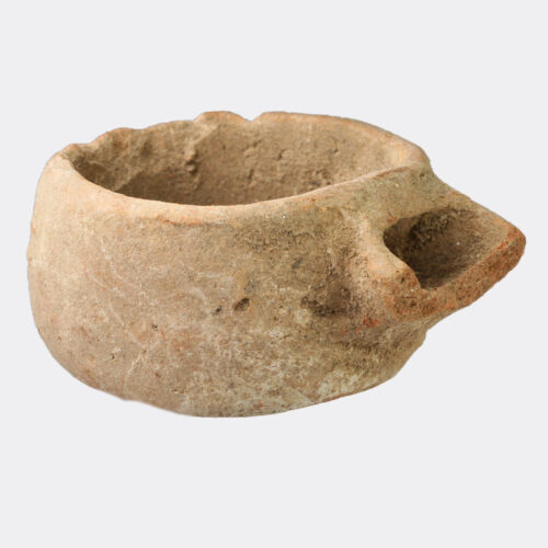 Greek miniature votive oil lamp