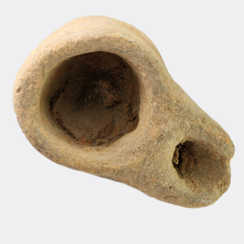 Greek miniature votive oil lamp