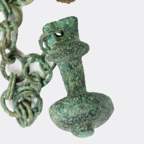 Roman bronze chain and attachment