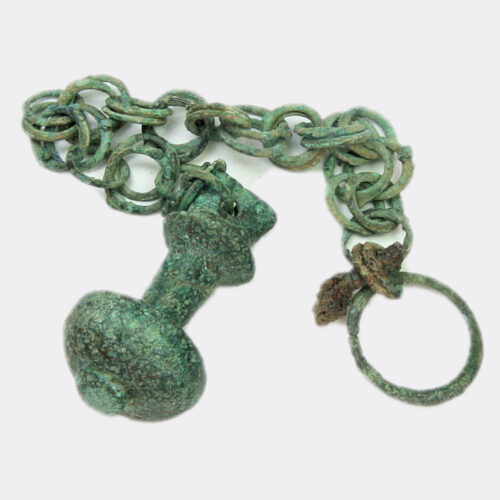 Roman bronze chain and attachment