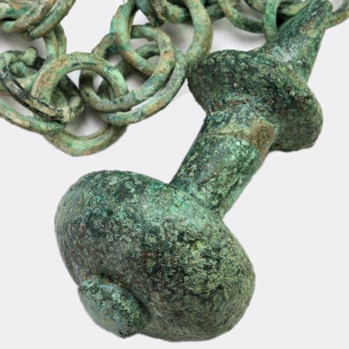 Roman bronze chain and attachment