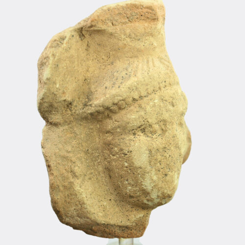 Near Eastern terracotta Astarte head fragment