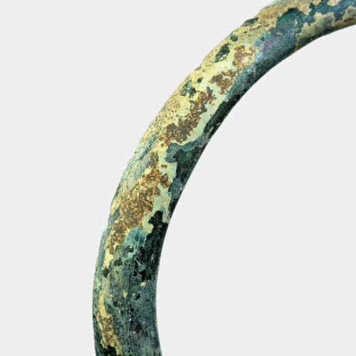 Roman or Coptic dark blue glass bracelet