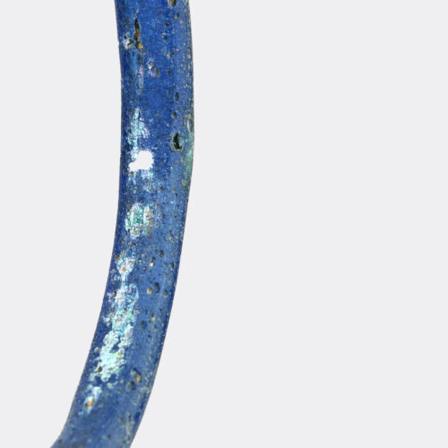 Roman or Coptic blue glass bracelet