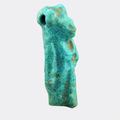 Egyptian faience Sekhmet amulet