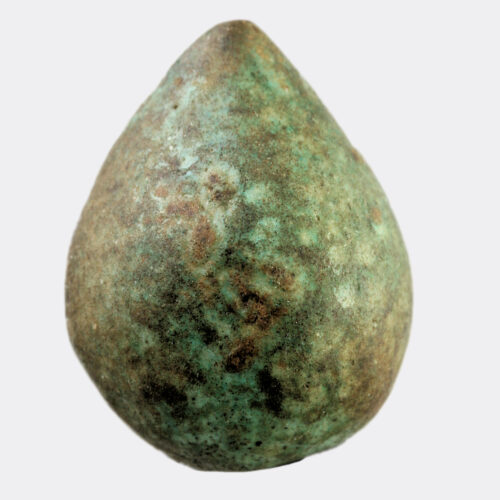 Egyptian Middle Kingdom blue faience model fig