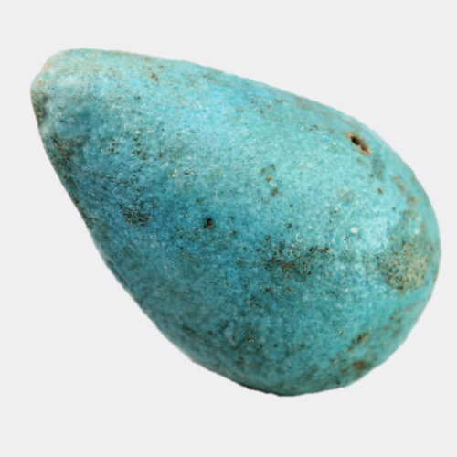 Egyptian Middle Kingdom blue faience model fig