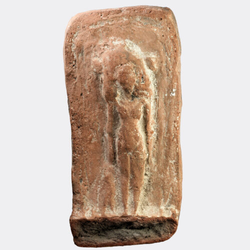 Egyptian terracotta childbirth bed figurine