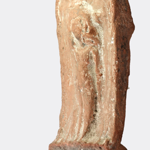 Egyptian terracotta childbirth bed figurine